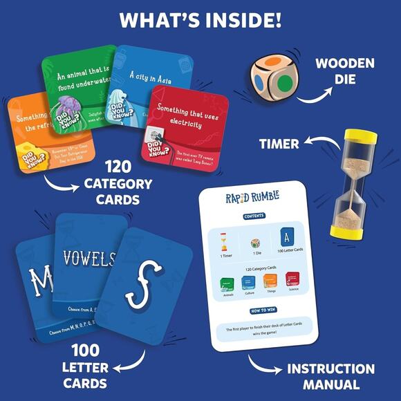 Skillmatics Rapid Rumble - Fast-Paced Board Game for Kids Teens & Adults Fun ... - Picture 4 of 8